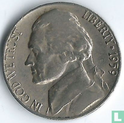 Vereinigte Staaten 5 Cent 1959 (D) - Bild 1