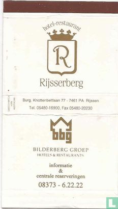 hotel restaurant Rijsserberg - Bild 1