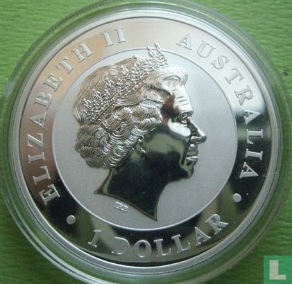 Australië 1 dollar 2012 (kleurloos - met privy merk) "Koala" - Afbeelding 2
