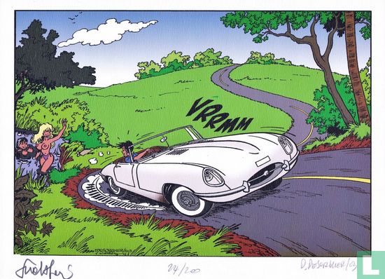 Pin-up & Jaguar E-type