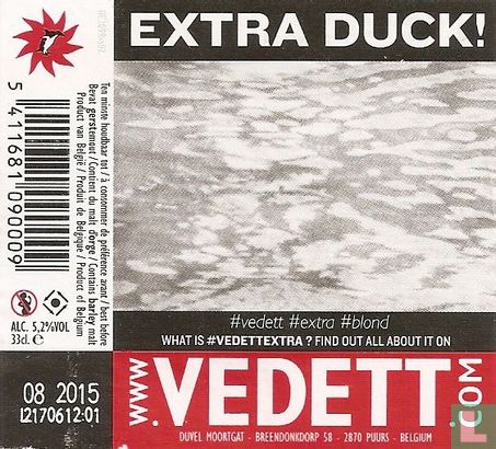 Vedett Extra Blond Extra Duck - Afbeelding 2