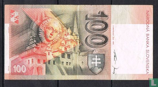 Slowakije 100 Korun 1999 - Afbeelding 2