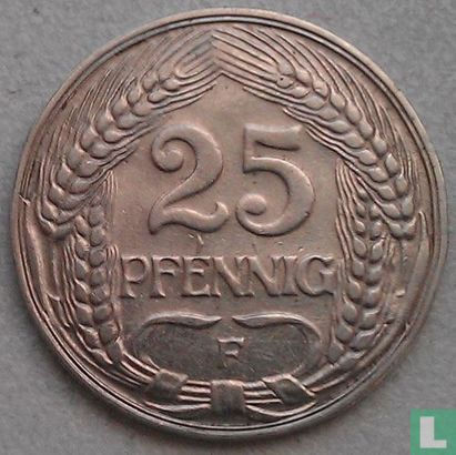 Duitse Rijk 25 pfennig 1909 (F) - Afbeelding 2