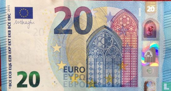 Eurozone 20 Euro X - A - Afbeelding 1