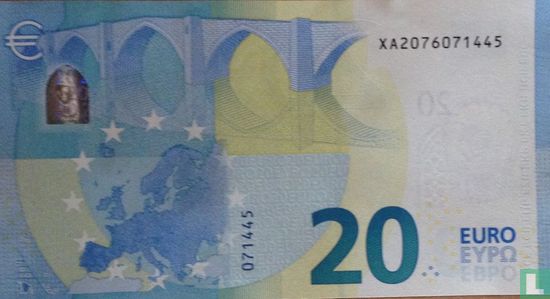 Eurozone 20 Euro X - A - Afbeelding 2