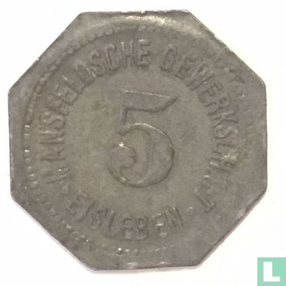 Eisleben 5 Pfennig 1918 - Bild 2