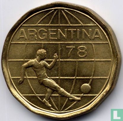 Argentinië 50 pesos 1978 "Football World Cup in Argentina" - Afbeelding 2