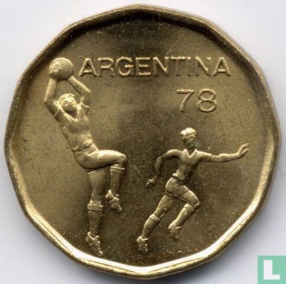 Argentinien 20 Peso 1978 "Football World Cup in Argentina" - Bild 2