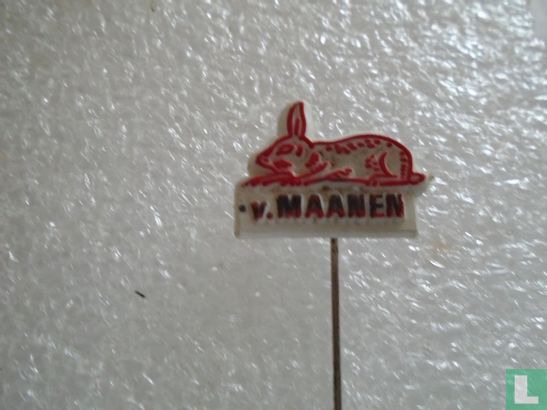 v. Maanen (lapin) [rouge-noir sur blanc]