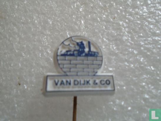 Van Dijk & Co [blauw op wit]