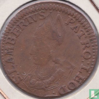 Liège 1 liard 1724 "St. Lambertus" - Image 2