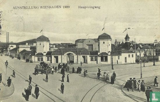 Ausstellung Wiesbaden 1909. Haupteingang