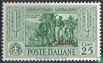 Giuseppe Garibaldi, opdruk Calino