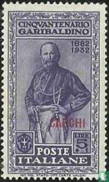 Giuseppe Garibaldi, opdruk Carchi