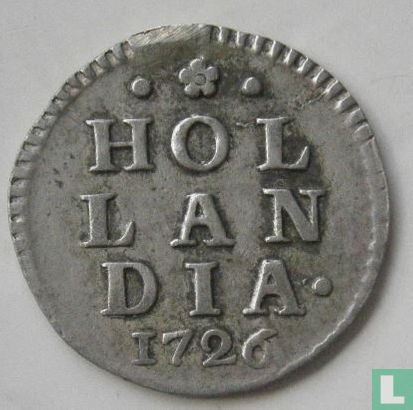 Holland 1 stuiver 1726 (zilver) - Afbeelding 1