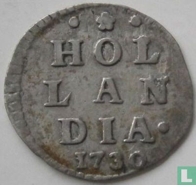 Holland 1 stuiver 1730 - Afbeelding 1