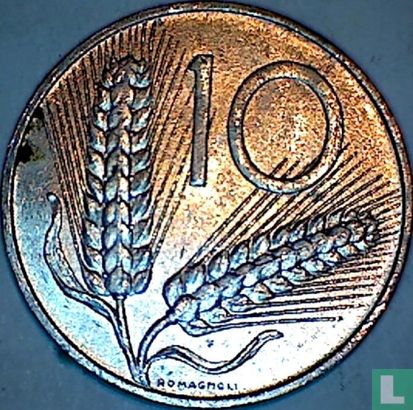 Italien 10 Lire 1995 - Bild 2