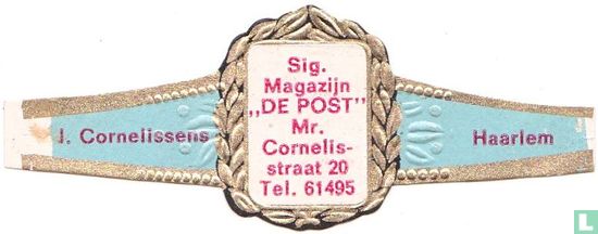 Sig. Magazijn "De Post" Mr. Cornelisstraat 20 Tel. 61495 - J. Cornelissens - Haarlem  - Image 1