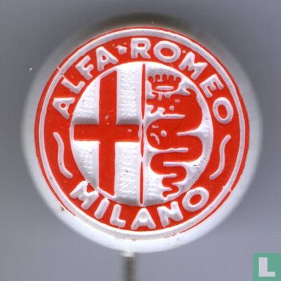 Alfa-Romeo Milano [red on white]