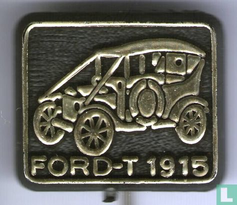 Ford-T 1915 [or sur noir]