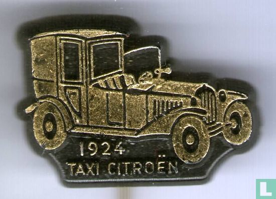 Taxi Citroën 1924 [goud op zwart]