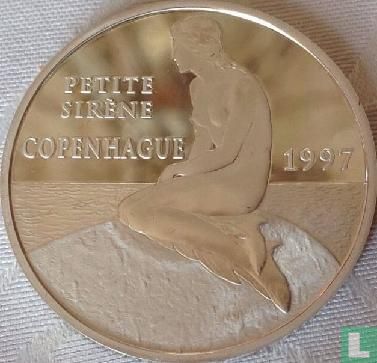 Frankrijk 100 francs / 15 euro (PROOF) "Little Mermaid in Copenhagen" - Afbeelding 1