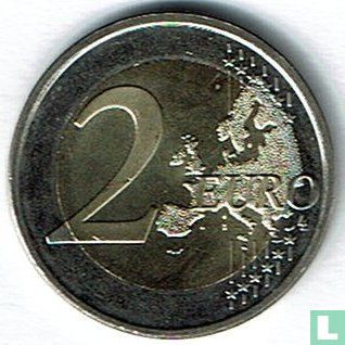 Finland 2 euro 2012 (met grote vlag in het midden) "10 Years of Euro Cash" - Afbeelding 2