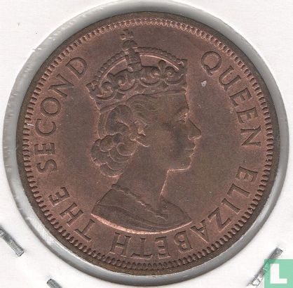 Territoires britanniques des Caraïbes 1 cent 1964 - Image 2