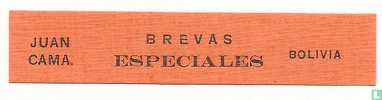 Brevas Especiales - Juan Cama. -Bolivia - Afbeelding 1
