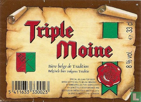 Triple Moine 33cl - Image 1