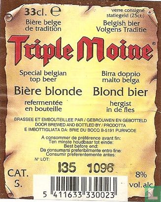 Triple Moine 33cl - Image 2