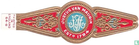 J.v.M. Justus van Maurik Estd. 1794 - Afbeelding 1