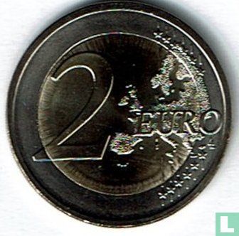 Slovenië 2 euro 2012 (met kleine vlag in het midden) "10 Years of Euro Cash" - Afbeelding 2