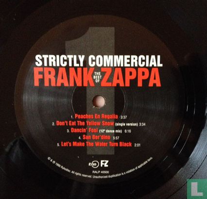 Strictly Commercial, The Best Of Frank Zappa - Image 3