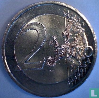 Nederland 2 euro 2013 (met gekleurde sterren) "200th Anniversary of Independence" - Image 2