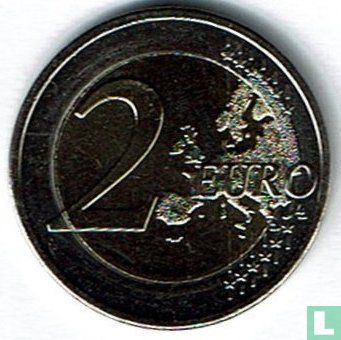 Cyprus 2 euro 2012 (met kleine vlag in het midden) "10 Years of Euro Cash" - Image 2