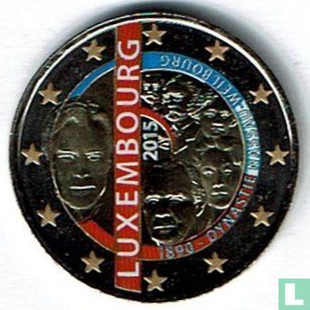 Luxemburg 2 euro 2015 "125th Anniversary of the House of Nassau-Weilburg" - Afbeelding 1