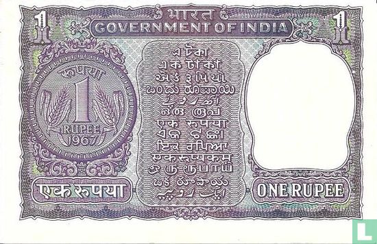 Inde 1 Rupee 1967 - Image 1
