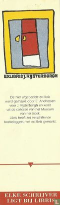 Ex libris J. Rijsterborgh - Afbeelding 1