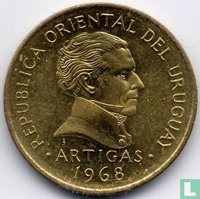 Uruguay 1 peso 1968 - Image 1
