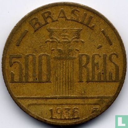 Brasilien 500 Réis 1936 - Bild 1