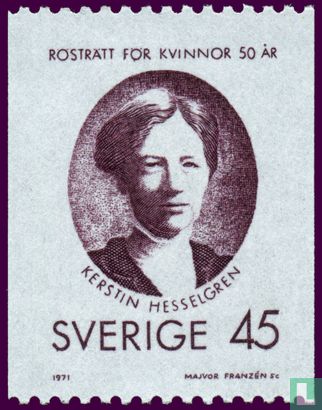 50 years of women's suffrage in Sweden