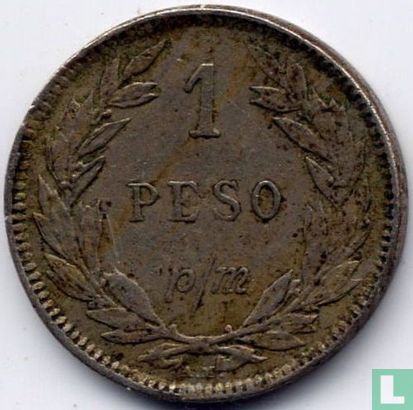 Colombie 1 peso 1912 (AM) - Image 2