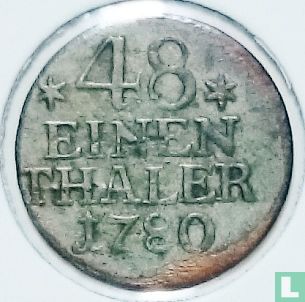 Pruisen 1/48 thaler 1780 - Afbeelding 1