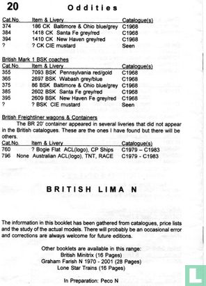 Montys Amateur Collectors Guide to British Lima - Afbeelding 2
