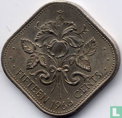 Bahama's 15 cents 1966 - Afbeelding 1