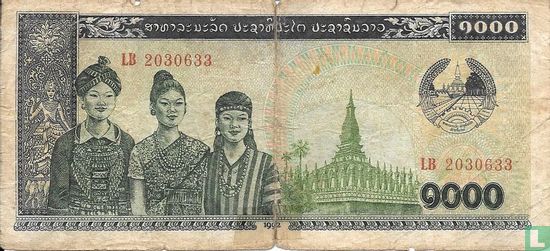 Laos 1.000 Kip - Afbeelding 1