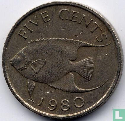 Bermuda 5 cents 1980 - Image 1