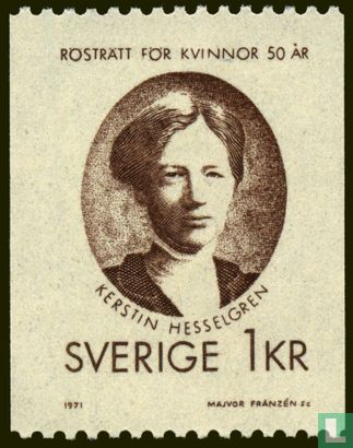 50 ans de suffrage des femmes en Suède