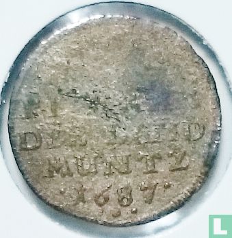 Brandebourg-Prusse 6 pfennig 1687 - Image 1